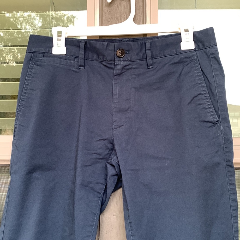 Bonobos Casual Tailored Pants 30x30 Navy blue straight - Picture 2 of 7